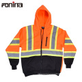 High Vis Sweater Security Hoodies Reflective Safety Jacket